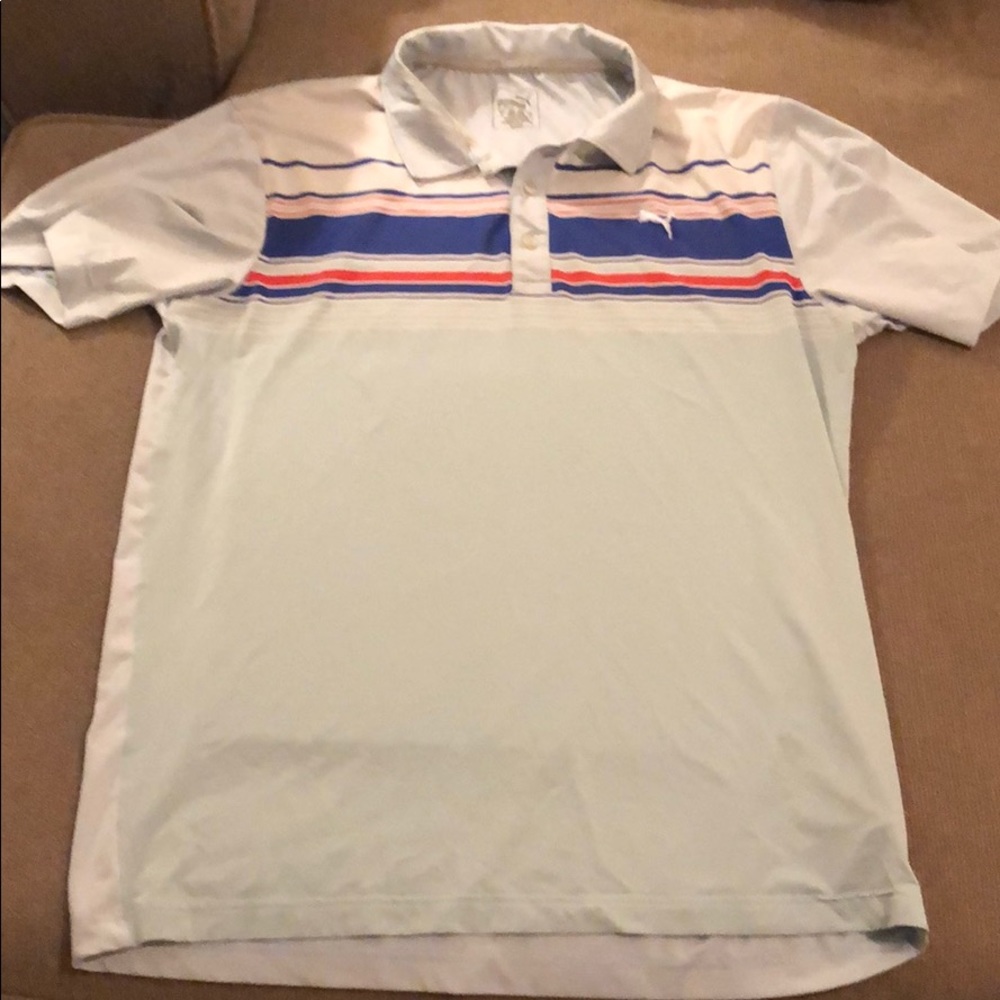 Grey Puma Golf Shirt, size M